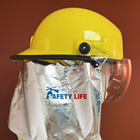 Casque d'incendie, casque de sécurité, casque de sécurité industrielle de construction, casque de pompiers, équipement de lutte contre l'incendie casque de lutte contre l'incendie