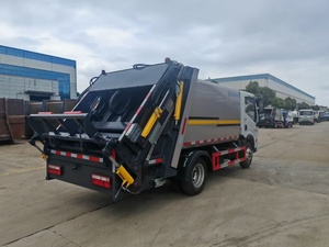 Camion compacteur HOWO d'occasion pour l'assainissement urbain, version diesel automatique, grand véhicule de transfert de déchets pour décharges sanitaires - Product Image 6