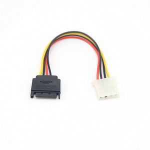 Sata 15P Male To 4P Female <b>Power</b> <b>Cable</b> Adapter For Computer Ide To Sata Interface Copper Wire 1x0.5 Mm - Product Image 2