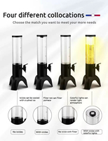 Vente en gros - Nouveauté : Distributeur de bière commercial MInbin BH-137 avec tour à bière LED 3L et tube à glace pour bar/pub