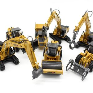 Sanjoyo Modelo a Escala 1/50 de Vehículo de Ingeniería de Metal y Plástico, Juguetes de Construcción para Niños SJY-1712, Camión Volquete Articulado de Simulación Fundido a Presión - Product Image 5