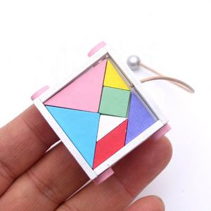 Casa de Muñecas de Diseño Innovador, Bloques de Madera en Miniatura, Rompecabezas Cuadrado Pequeño, Coche en Miniatura, Juguetes de Rompecabezas, Mini Juguete 3D, Regalos para Niños, Juguetería - Product Image 6