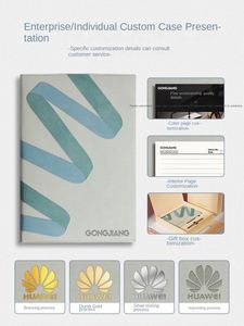Carnet de notes professionnel A5 en cuir de haute qualité pour le bureau, les conférences, les études universitaires et les examens d'entrée en master - Product Image 5