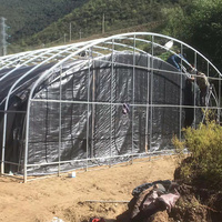 BAOLIDA Grote Enkelspanningskas voor Plantenteelt, Commerciële Landbouwkas Kit Tent PE Folie Passieve Zonne-energie