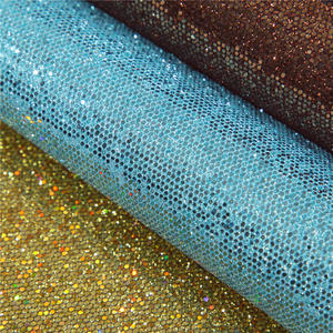 Láser Star PU Malla de Lentejuelas con Purpurina, Accesorios de Imitación Resistentes a la Abrasión, Grosor de 0.5-0.7mm para Material de Bolsos, Zapatos y Cinturones - Product Image 3