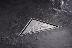 Kaiping Guangdong Drain de sol triangulaire en acier inoxydable anti-odeur avec drain SUS304 pour salle de bain - Product Image 3