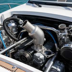 Coude d'échappement en acier inoxydable pour moteurs de bateaux Volvo Penta, pièce de rechange pour moteurs hors-bord à essence D0100HPE1QY - Product Image 2