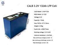 Pin Lithium Iron Phosphate (LiFePO4) hình hộp chữ nhật, loại A, CALB 3.2V 132Ah, 3500 chu kỳ, dùng cho bộ pin tùy chỉnh 24V 48V 51.2V, hệ thống lưu trữ năng lượng mặt trời (ESS)