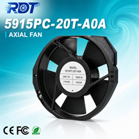 Ventilateur de refroidissement AC pour armoire industrielle 172x150x38mm à roulement à billes 5915PC-20T-A0A pour dissipation thermique de machines, pièce de rechange industrielle