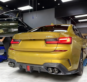 CMST Style Carbon Fiber Bodykit for 3 Series G20 2019+ Rear Bumper Diffuser Exhaust Cut-Outs Auto Upper Plastic - Product Image 5