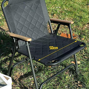 Sélection haut de gamme de chaises pliantes pour le camping en plein air, chaises pliantes rembourrées, chaises de pique-nique portables, chaises de loisirs pour la maison, avec coussin - Product Image 2