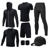 T-shirt promotionnel de gymnastique hommes femmes costumes de sport collants de compression athlétiques de course personnalisés coffret cadeau de vêtements de fitness
