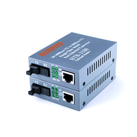 Convertisseur de média en Fiber optique RJ45 A/B, émetteur-récepteur, 10/100M HTB 3100 25KM, prix d'usine