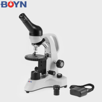 Microscope d'éducation de haute qualité, lentille d'objectif fabriqué en chine avec le meilleur prix, 100x 60X 40X 10X