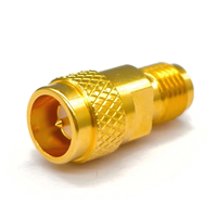 Adaptateur coaxial RF haute fréquence QSMA/SMA-JK1, connecteur coaxial à ondes millimétriques, matériau en cuivre, 50 ohms, 10 MHz-18 GHz