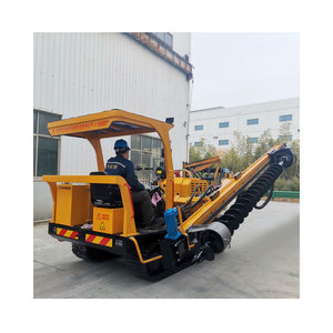 High Efficiency Mini Crawler Construction Machine GPS Hydraulic Ground Screw Solar Pile <b>Driver</b> New Steel Motor Pump Engine - Product Image 4