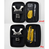 Sac de tir à la fronde Piaoyu noir de haute qualité, disponible en plusieurs tailles – Équipement essentiel pour le tir en extérieur, la chasse et les jeux