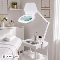Lampe Loupe à Commande Tactile et Intensité Réglable pour Extensions de Cils, Lumière Grossissante Ajustable pour Salon, Vente en Gros et Approvisionnement en Vrac