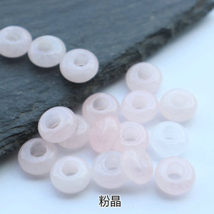 Ametista natural Jiny, <span class=keywords><strong>jade</strong></span> Dongling, colgante <span class=keywords><strong>de</strong></span> la paz, Xiuyan, donut, asa pequeña, pulsera <span class=keywords><strong>de</strong></span> cuerda tejida DIY, cuentas <span class=keywords><strong>de</strong></span> material. - Product Image 3