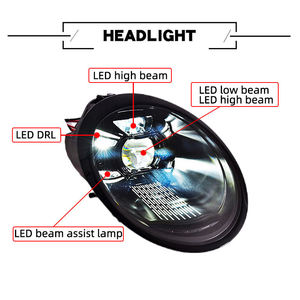 Fari Anteriori per <span class=keywords><strong>Porsche</strong></span> <span class=keywords><strong>997</strong></span> 2005-2008 2012, Aggiornamento LED allo Stile Matrix 992 2023 per <span class=keywords><strong>Porsche</strong></span> - Product Image 3