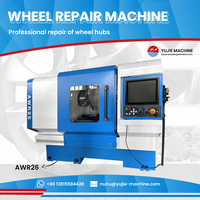 Machine de réparation de jante AWR26E- -Choix économique pour un nouveau garage pour démarrer un tour CNC de machine de finition de roue d'affaires
