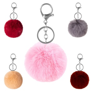 <span class=keywords><strong>Porte</strong></span>-clés en fausse fourrure de lapin Rex 6/8/10cm Cityelf, mignon <span class=keywords><strong>pompon</strong></span> en fausse fourrure de lapin, anneau de <span class=keywords><strong>clé</strong></span> de voiture, pendentif pour sac à main, breloque de sac - Product Image 1