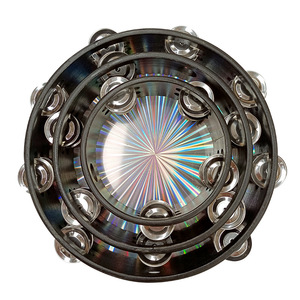 Vente en gros Tambourin laser à double rangée Instruments de musique colorés Tambourin jouet Instruments de percussion - Product Image 6