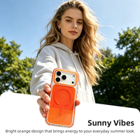 Grosir Massal Stok Tersedia Casing Ponsel Magnetik 2500-2600 Gauss Tahan Jatuh Pelindung untuk iPhone 17 16 15 Pro Max