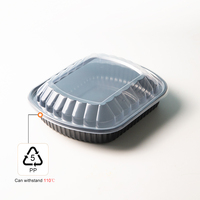 Produits en gros Unisupply, contenants pour la préparation des repas, boîte à lunch à 2 compartiments de 30 oz avec couvercles