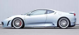 Kit de carrosserie en fibre de carbone pour <span class=keywords><strong>Ferrari</strong></span> F430, spoiler avant de pelle, jupe latérale - Product Image 4