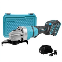 Meuleuse d'angle sans balais 21V à batterie lithium avec interrupteur coulissant, disque de 100mm/125mm, qualité industrielle, polisseuse