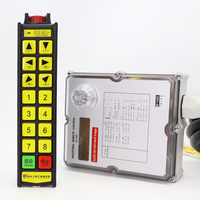 Télécommande radio industrielle sans fil étanche à 14 boutons pour grue, avec émetteur et récepteur pour palan radio