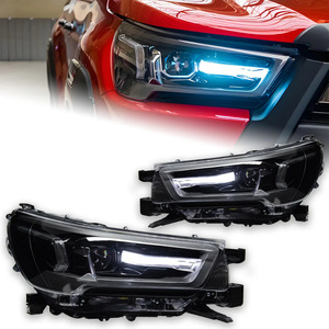 2021-2024 para Toyota Hilux LED faro montaje modificado indicador de dirección 8000K Color Matrix Pajero nueva lámpara de cabeza baja - Product Image 1