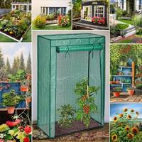 Serre de jardin moderne 150x100x50 cm pour la maison Tomate Légumes Maison de culture Cadre en métal Traité sous pression Maison verte