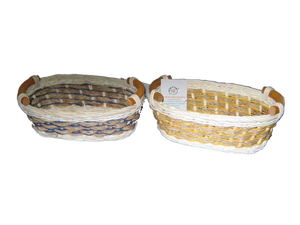 Panier à fruits en rotin tissé à la main, écologique, style vintage, pour servir des fruits frais, des desserts, fabriqué au Vietnam, marque Viet Anh - Product Image 4