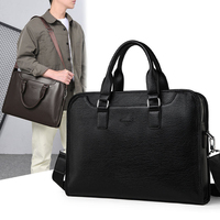 15.6 pouces PU cuir sac à dos pour ordinateur portable sac de messager mallette de travail mallette sac ordinateur sacs Type