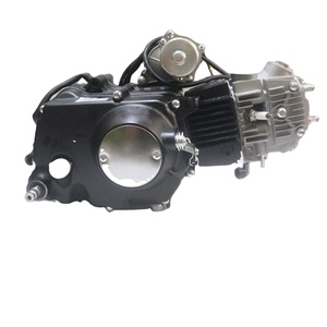 เครื่องยนต์ 110 ซีซี 4 จังหวะ พร้อมระบบจุดระเบิด CDI คลัตช์แบบแมนนวล สตาร์ทเท้าและสตาร์ทไฟฟ้า สำหรับรถมอเตอร์ไซค์ พิทไบค์ หรือรถวิบาก 110 ซีซี - Product Image 1