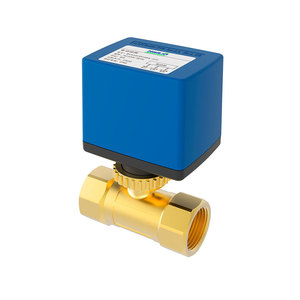 Actionneur BV03G2D20SA/220 pour système de climatisation et de chauffage, vanne à boisseau sphérique motorisée en laiton avec certification CE, BV03G2D20SA/220, 2 ports motorisés - Product Image 4