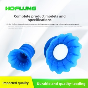 STP35S/60S Manipulador de silicona de succión azul y blanco para embalaje blando, ventosa de vacío para apertura de bolsas con borde labial, accesorio industrial - Product Image 4