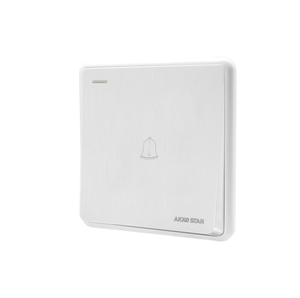 AKKOSTAR 86*86MM Interrupteur/Prise Blanc Argent Or pour Sonnette de Porte, Téléphone Satellite, Ordinateur - Product Image 3