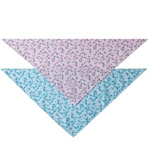 Tanpopo Pet Eco Friendly doppio strato dogana bandane stampa poliestere <span class=keywords><strong>primavera</strong></span> estate fiore bavaglino sciarpa De Mujer Para <span class=keywords><strong>La</strong></span> Cabeza - Product Image 2
