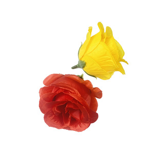 Capullos de Rosa Rellenos de Fibra, Flores de Tela de Seda de 6 cm, Decoraciones para Bodas, Accesorios para el Hogar - Product Image 5