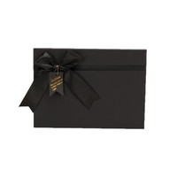 Boîte cadeau en carton rigide avec couvercle pour vêtements et chaussures, pelliculage mat, logo personnalisé