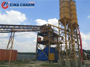 Chinese Manufacturer Fully Automatic HZS120 Concrete Batching Plant With High Quality