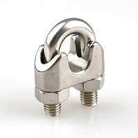 Clip croisé pour câble métallique en acier inoxydable 304 M6 6 mm, DIN741, pince pour câble métallique, pince pour câble