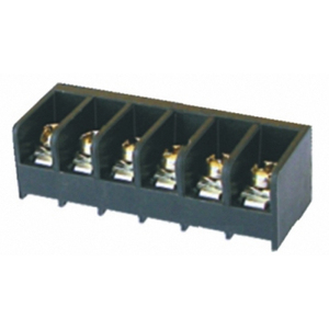 Rào cản khối 6.35 mét 15A 300V kết nối vít với Captive tấm khối thiết bị đầu cuối khối rào cản - Product Image 1