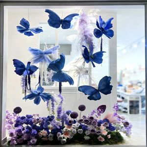 Konservierte Blumen-Schmetterlingsbox als Hintergrund für Hochzeitsfotoshootings & Bühnendekoration - Product Image 6