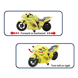 Controle remoto para motocicletas RC 2.4G, controle manual com controle remoto para carros de corrida de brinquedo