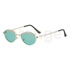 Gafas de Sol Ovaladas de Metal para Mujer, Gafas de Sol Modernas, Gafas de Diseño para Dama - Product Image 2