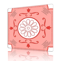 Tapis de mahjong pliable grand format, imperméable et antidérapant, avec bord cousu en caoutchouc, tapis de jeu pour la maison et les loisirs